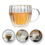 Szklanka termiczna Ryflowana 250 ml 1szt